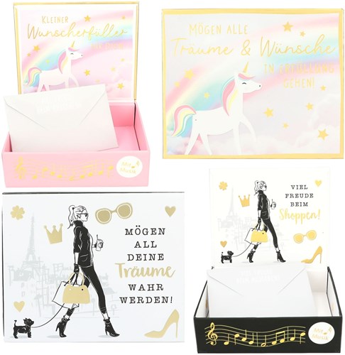 Depesche boîte cadeau Happy Birthday avec musique et enveloppe-2