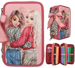 Depesche Federmäppchen TOPModel 3-Fach LEOHEART für Schule und Kreativität
