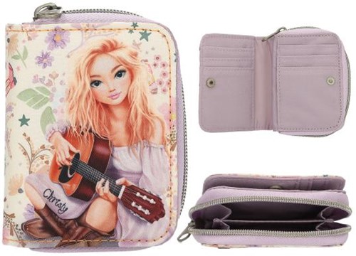 Depesche TOPModel portefeuille cowgirl - portefeuille enfant crème violet