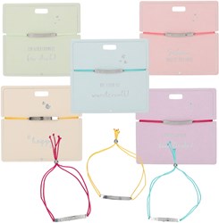 Depesche bracelet porte-bonheur vert acier inoxydable cadeau