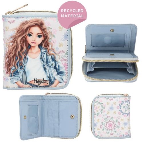 Depesche TOPModel portefeuille festival bleu clair motif floral