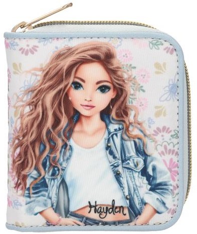 Depesche TOPModel portefeuille festival bleu clair motif floral-2