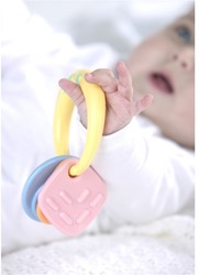Tolo Baby Zahnen Rasseln in 1 - Pastellfarben