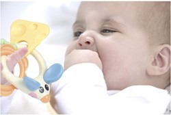Tolo Baby Maus Rassel - Pastell Farbe