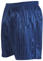 Precision short de football junior navy rayé polyester sport S