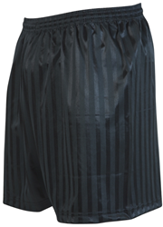 Precision short de football Continental rayé adulte noir S polyester