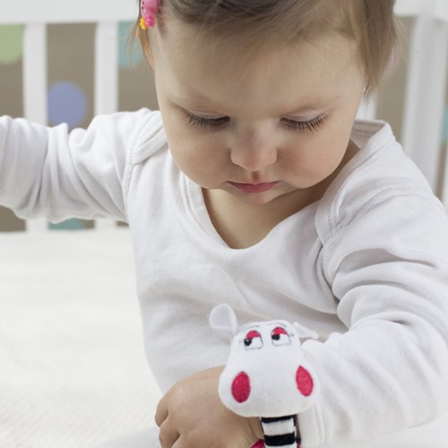 Mom's Care SOFT BABY TOYS Hand rattle Frog-2