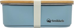 Smikkels - Lunchbox with bamboo lid 900ml Blue