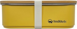 Smikkels - Lunchbox with bamboo lid 900ml Yellow