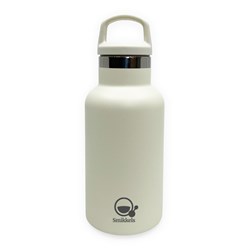 Smikkels – Edelstahl-Thermos-Trinkflasche 350 ml – weiches Weiß