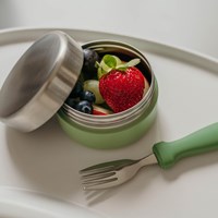 Smikkels - Stainless steel foodjar 280ml Green-3