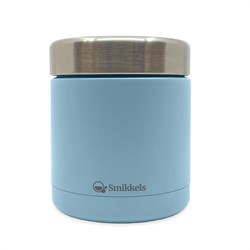 Smikkels thermos foodjar boîte à lunch bleu - inox 350ml pour enfants