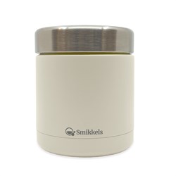 Smikkels - Stainless steel thermos foodjar White
