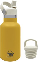 Smikkels - RVS Thermos drinkfles 350ml - Geel