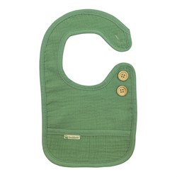 Smikkels - Cotton bib S - Green