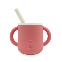 Smikkels - Kinderbecher aus Silikon mit Ohren - Pink-2