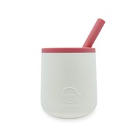 Smikkels - Kinderbecher aus Silikon (weiß) - Pink-2