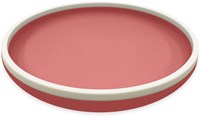 Smikkels assiette enfant silicone rose vaisselle durable bébé tout-petit