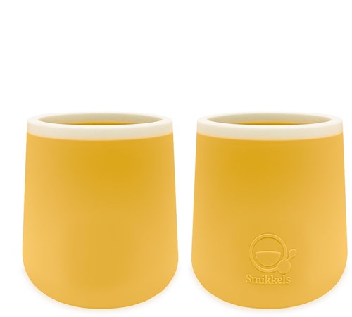 Smikkels - Siliconen cups (set) - Yellow