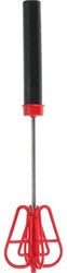 Excellent Houseware fouet plastique avec acier inoxydable rouge 26x6x6cm ustensile cuisine