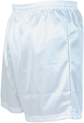 Precision short de football micro-rayures blanc adulte S sport