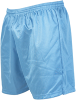 Precision short de football micro-stripe adulte XL bleu clair polyester