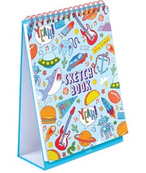 Ooly - Sketch & Show Standing Sketchbook - Awesome Doodles
