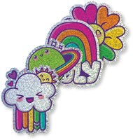 Ooly - Stickiville Stickers: Happy Rainbows - Vinyl (4 Die-Cut)-2