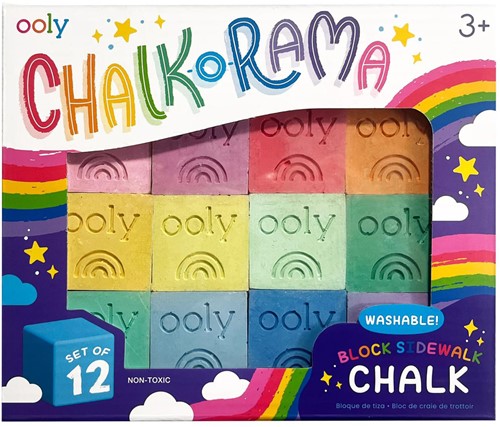 Ooly - Chalk-O-Rama Block-Gehwegkreide (12er-Set)