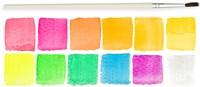 Ooly Aquarellfarben Set - Neon Wasserfarben für Kinder und kreatives Malen-3