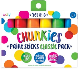 OOLY, Chunkies Farbstifte, klassisch, 6 Stück