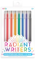 Ooly Radiant Writers Stylos gel à paillettes