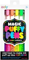 Ooly Neon Stifte - Magic Puffy Pens 3D Stifte Set für Kinder