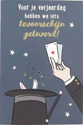 Depesche carte cadeau d'anniversaire surprise jouet