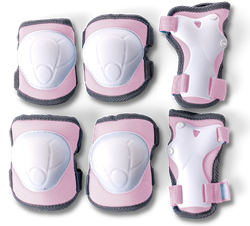 Yvolution Schutzset rosa medium - Schutzausrüstung für Kinder