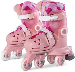 Yvolution Kinderskates Twista rosa verstellbar Größe 30-34 Skates