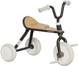 Yvolution Dreirad Classic Trike schwarz - Vintage Look und bequemer Sitz