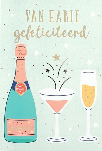 Depesche carte de félicitations multicolore - carte d'anniversaire joyeuse
