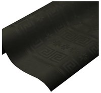 Damast papier zwart 1.20x8m