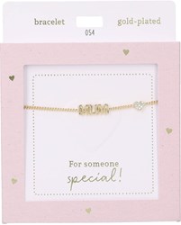 Depesche bracelet Heart of Gold doré pour femmes cadeau