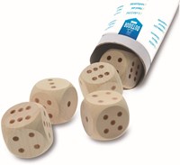 Outdoor Play Méga dés - Grands dés en bois pour jeux d'extérieur-3