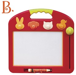 Simply magnetisches Zeichenbrett Spielzeug rot für Kinder ab 2 Jahren