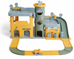 Viking Toys garage jouet - Grande garage en plastique recyclé