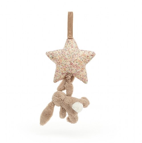 Jellycat Spieluhr Kuscheltier Blossom Bea Beige Hase - 7x19x28cm-3