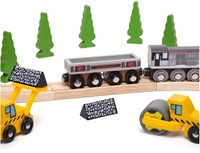 BigJigs Kohlewaggon Spielzeug Zug - mehrfarbig - Holzwaggon-2