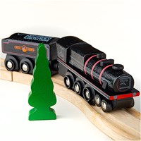 BigJigs Holzeisenbahn Dampflok - Black 5 - Spielzeugzug-3