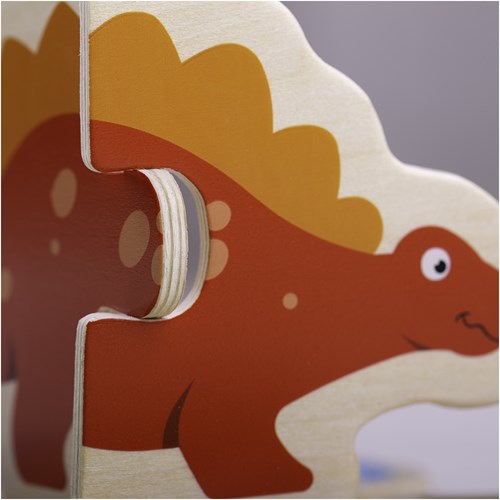Bigjigs Puzzle deux pièces Dinosaure-3