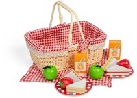 BigJigs panier pique-nique jouet avec aliments en bois et accessoires-2