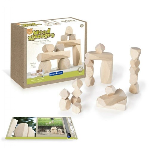 Guidecraft - Naturholzkonstruktion Stapelsteine (G6772)