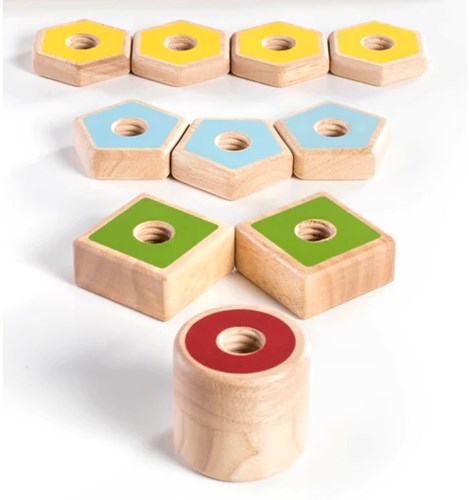 Guidecraft Count and Twist Shapes 4